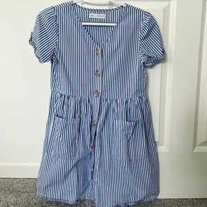 Zara Kids Cotton Short Sleeve Dress